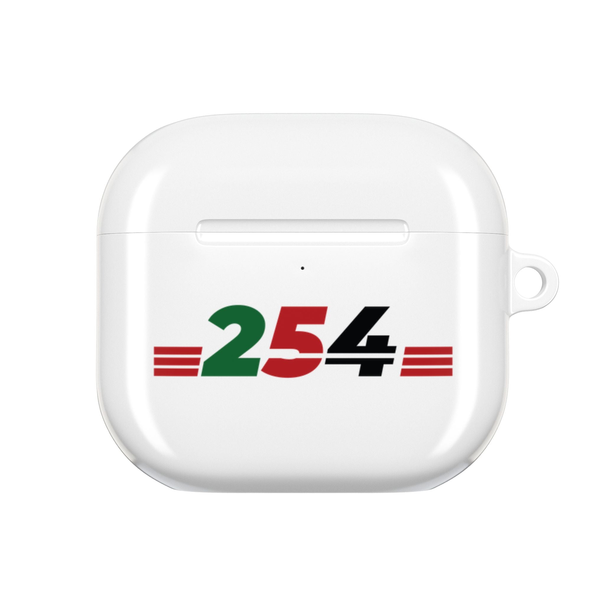 AirPod Case — 254 Kenya Flag Retro Stripe Design